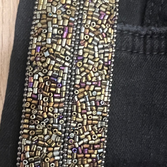 MOTHER Black Denim Jeans- Rascal Ankle Fray- Guilty Flash- NWT - Picture 2 of 13